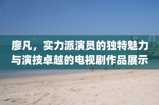 廖凡，实力派演员的独特魅力与演技卓越的电视剧作品展示