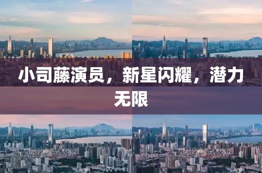 小司藤演员，新星闪耀，潜力无限