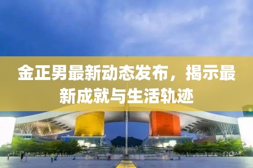 金正男最新动态发布，揭示最新成就与生活轨迹