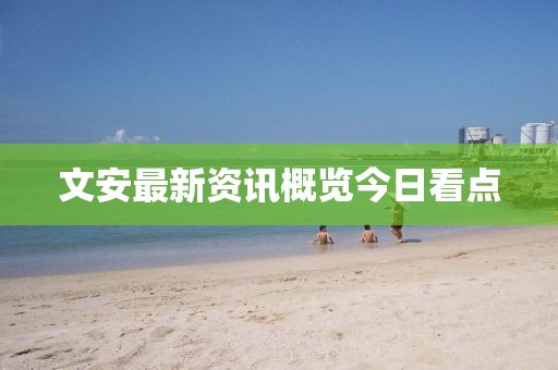 文安最新资讯概览今日看点