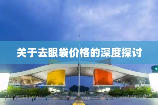 关于去眼袋价格的深度探讨