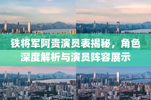 铁将军阿贵演员表揭秘，角色深度解析与演员阵容展示