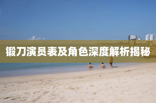 锻刀演员表及角色深度解析揭秘