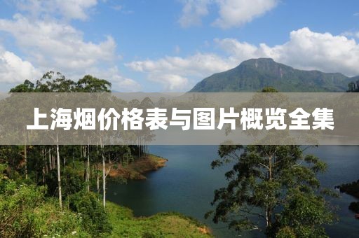 上海烟价格表与图片概览全集