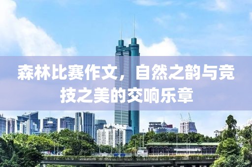 森林比赛作文，自然之韵与竞技之美的交响乐章