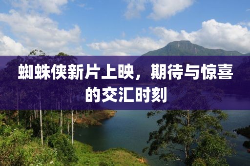 蜘蛛侠新片上映，期待与惊喜的交汇时刻
