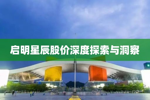 启明星辰股价深度探索与洞察