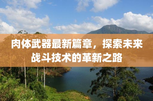 肉体武器最新篇章，探索未来战斗技术的革新之路