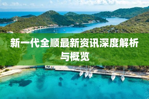 新一代全顺最新资讯深度解析与概览