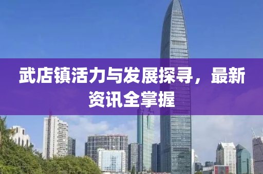 武店镇活力与发展探寻，最新资讯全掌握