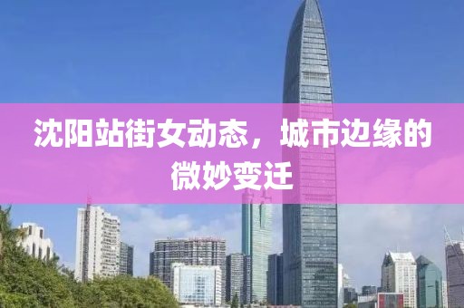 沈阳站街女动态，城市边缘的微妙变迁