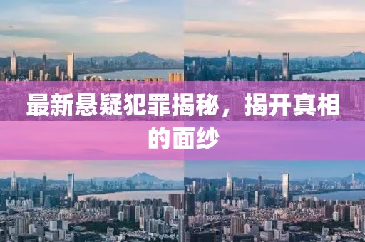 最新悬疑犯罪揭秘，揭开真相的面纱