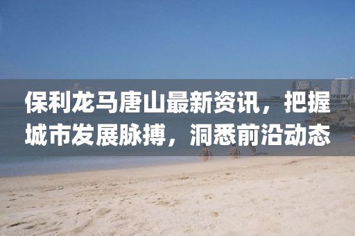 保利龙马唐山最新资讯，把握城市发展脉搏，洞悉前沿动态