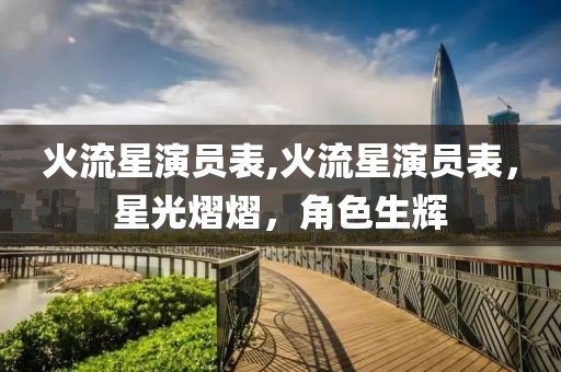 火流星演员表,火流星演员表，星光熠熠，角色生辉