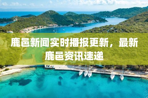 鹿邑新闻实时播报更新，最新鹿邑资讯速递