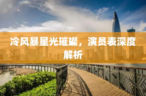 冷风暴星光璀璨，演员表深度解析
