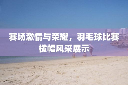 赛场激情与荣耀，羽毛球比赛横幅风采展示