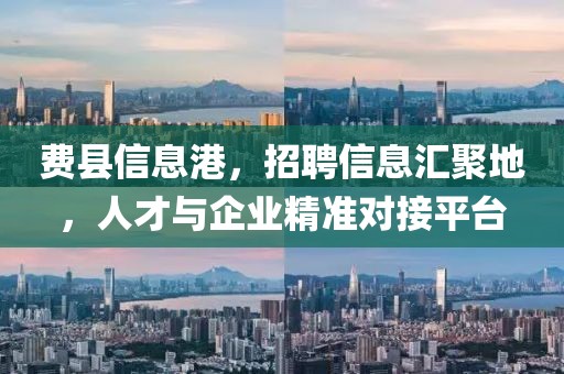 费县信息港，招聘信息汇聚地，人才与企业精准对接平台