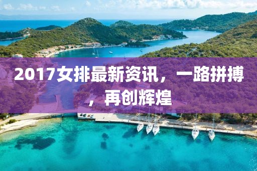 2017女排最新资讯，一路拼搏，再创辉煌