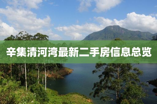 辛集清河湾最新二手房信息总览
