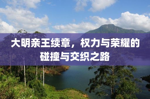大明亲王续章，权力与荣耀的碰撞与交织之路
