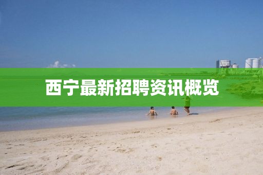 西宁最新招聘资讯概览