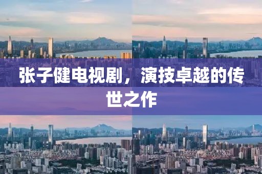 张子健电视剧，演技卓越的传世之作