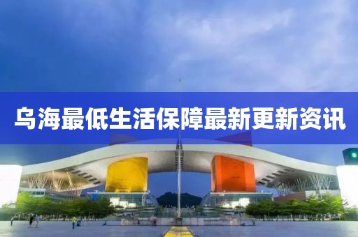 乌海最低生活保障最新更新资讯