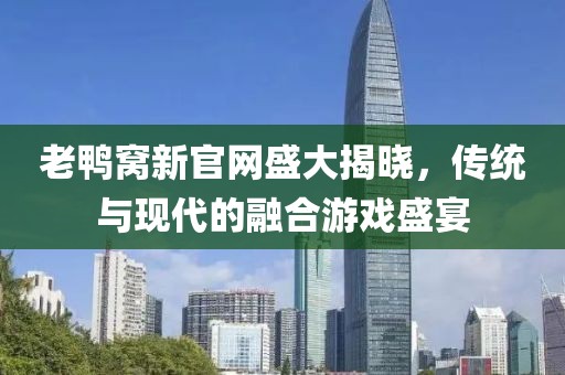老鸭窝新官网盛大揭晓，传统与现代的融合游戏盛宴