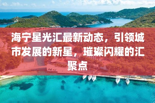 海宁星光汇最新动态，引领城市发展的新星，璀璨闪耀的汇聚点