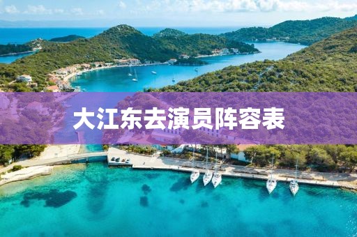 大江东去演员阵容表