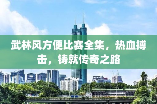 武林风方便比赛全集，热血搏击，铸就传奇之路