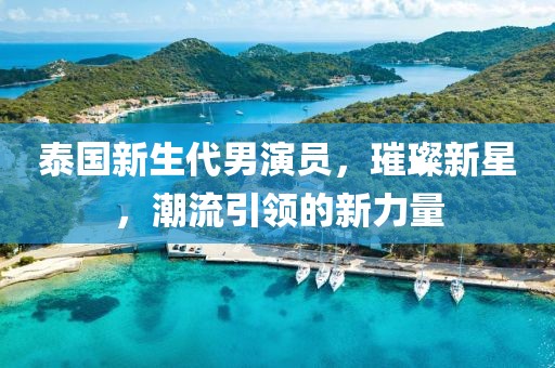 泰国新生代男演员，璀璨新星，潮流引领的新力量