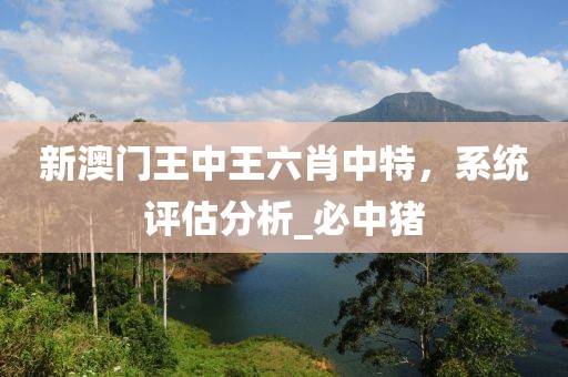 新澳门王中王六肖中特，系统评估分析_必中猪