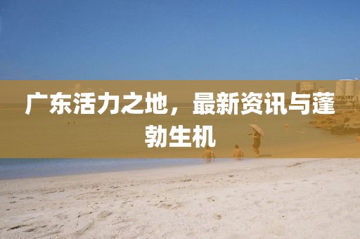 广东活力之地，最新资讯与蓬勃生机