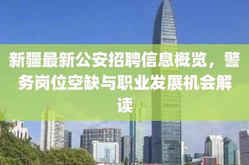 新疆最新公安招聘信息概览，警务岗位空缺与职业发展机会解读