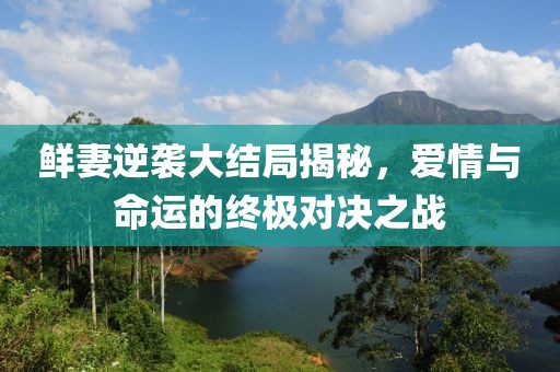 鲜妻逆袭大结局揭秘，爱情与命运的终极对决之战