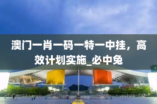澳门一肖一码一特一中挂，高效计划实施_必中兔