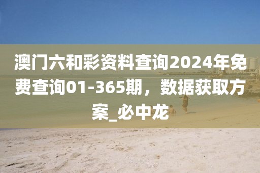 澳门六和彩资料查询2024年免费查询01-365期，数据获取方案_必中龙