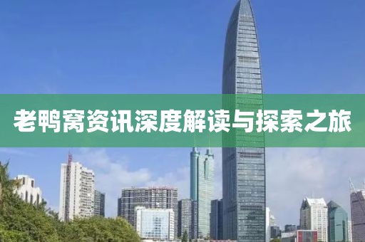 老鸭窝资讯深度解读与探索之旅