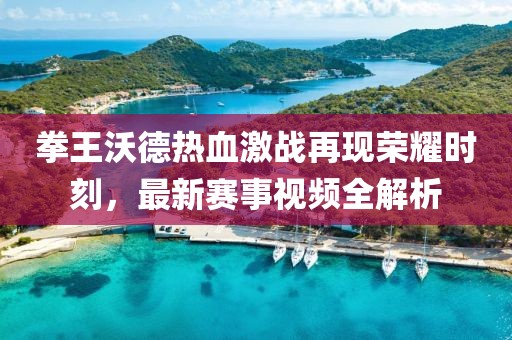 拳王沃德热血激战再现荣耀时刻，最新赛事视频全解析