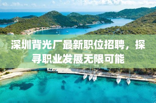 深圳背光厂最新职位招聘，探寻职业发展无限可能