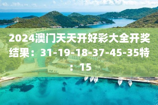 2024澳门天天开好彩大全开奖结果：31-19-18-37-45-35特：15