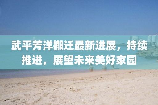武平芳洋搬迁最新进展，持续推进，展望未来美好家园