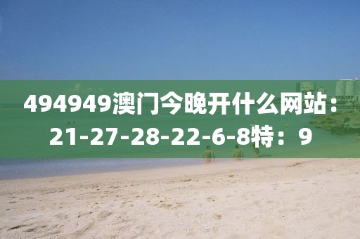 494949澳门今晚开什么网站：21-27-28-22-6-8特：9