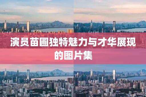 演员苗圃独特魅力与才华展现的图片集