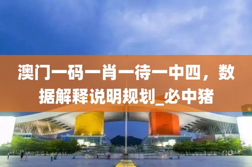 澳门一码一肖一待一中四，数据解释说明规划_必中猪