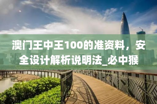 澳门王中王100的准资料，安全设计解析说明法_必中猴