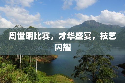 周世明比赛，才华盛宴，技艺闪耀