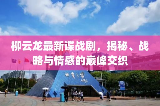 柳云龙最新谍战剧，揭秘、战略与情感的巅峰交织